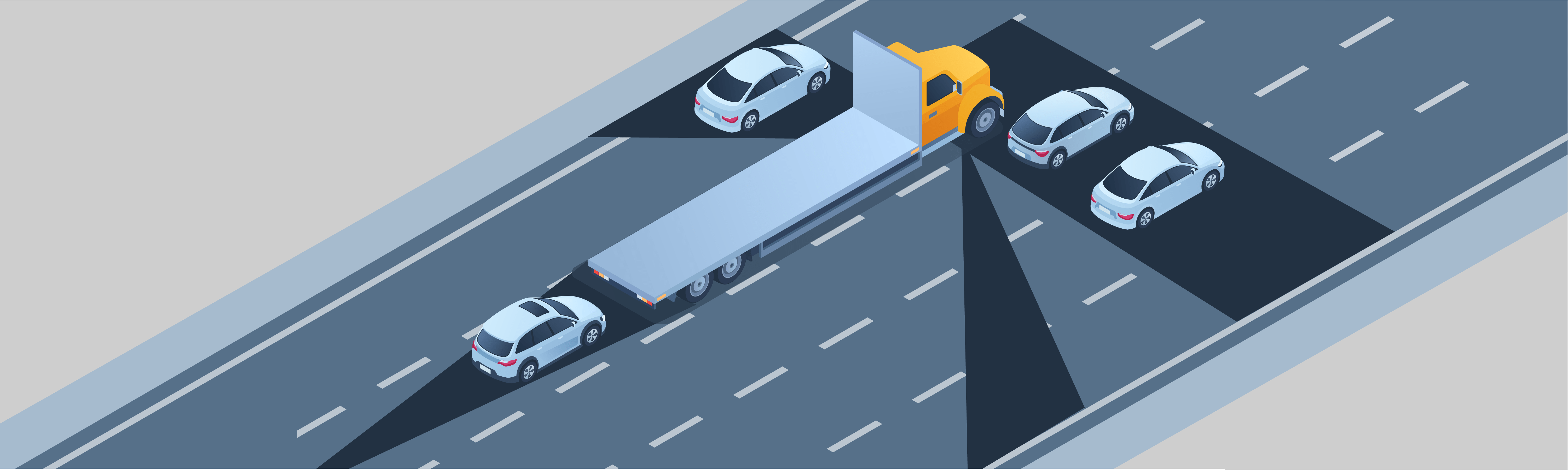 Sharing the Road - How can you determine if you are in the blind spot of a large vehicle?